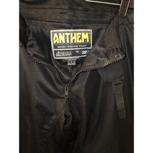 ICON Black Mesh Riding Pants